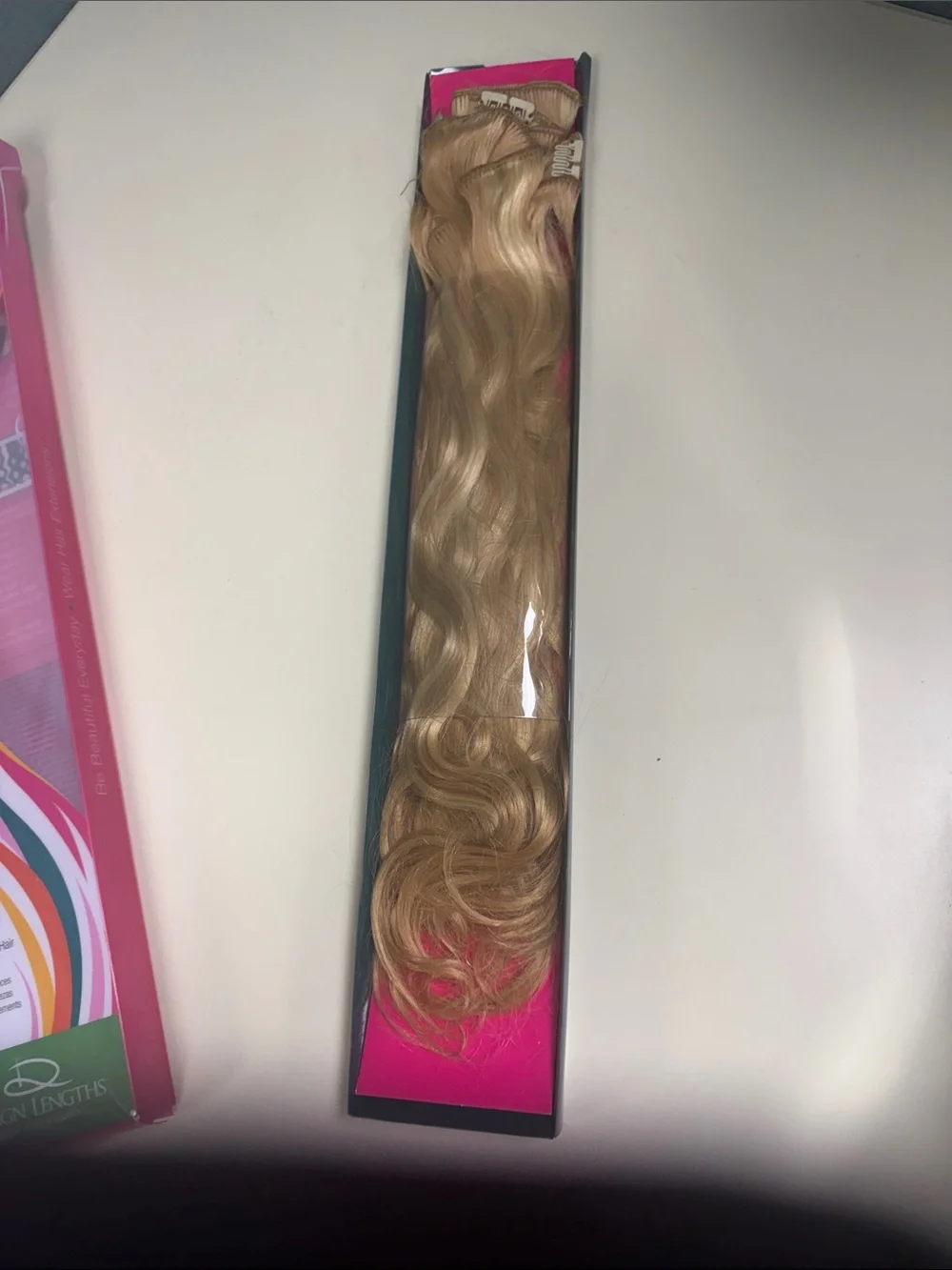 Wavy Human Hair Clip-In Extensions - Blonde Frost (18